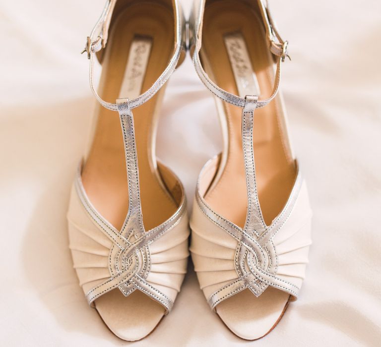 Rachel Simpson Ivory T-Bar Matilda Wedding Shoes