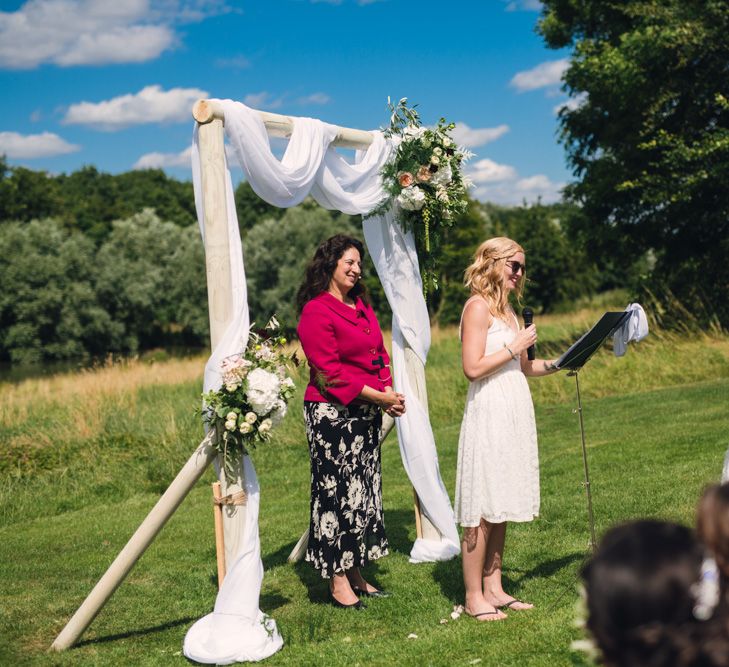 Readings at Outdoor Wedding Ceremony