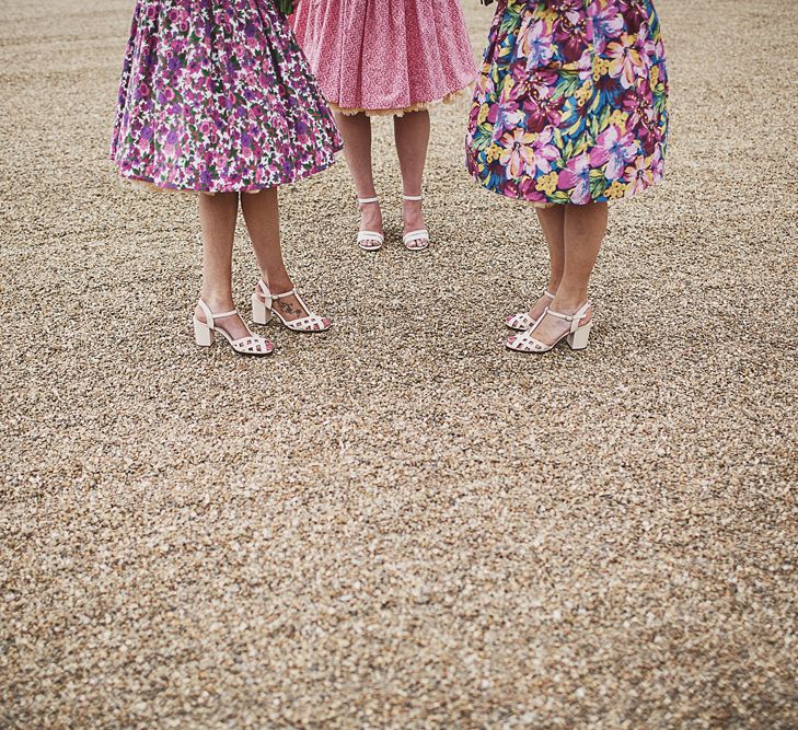 Ditsy Prints Bridesmaid Dresses