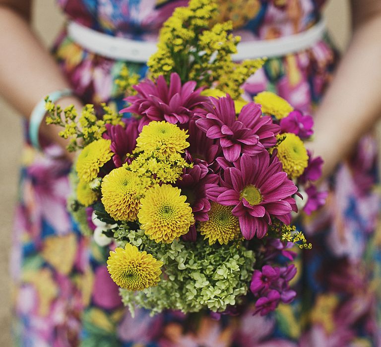 Wild Flower Bridesmaid Bouquet