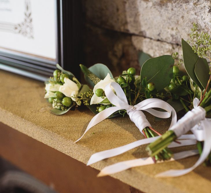 Wiltons Music Hall Wedding With Bride In Paloma Blanca And Bridesmaids In Sequinned Adrianna Papell Gowns Images By Jackson & Co Photography