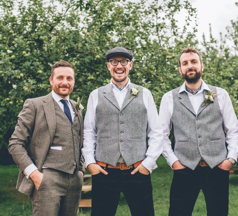 Groom & Groomsmen in Tweed