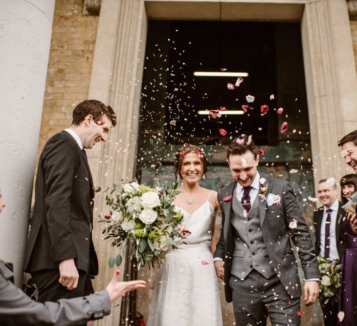 Wedding Ceremony At Asylum London | Image by Ellie Gillard Photography