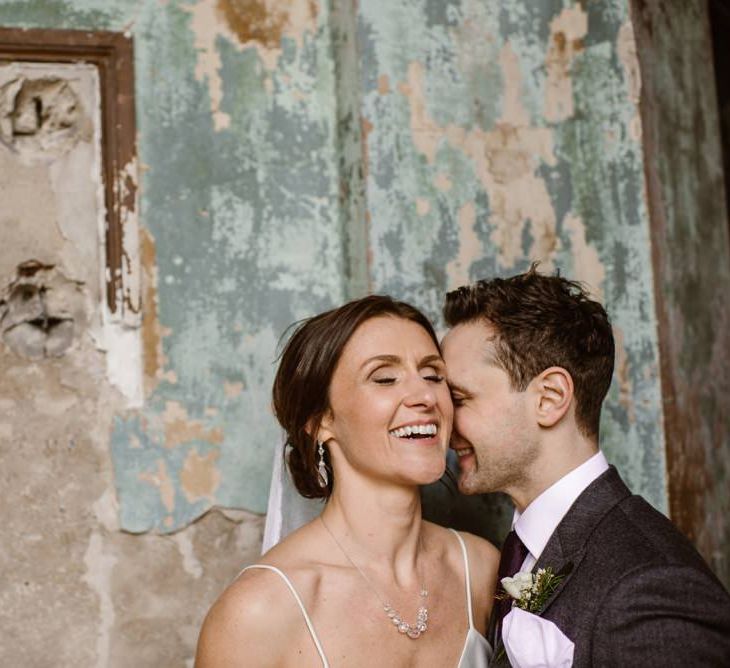 Bride & Groom | Wedding Ceremony At Asylum London | Image by Ellie Gillard Photography