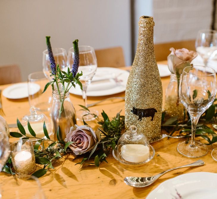 Wooden Trestle Tables | Wedding Reception At Brixton East | Image by Ellie Gillard Photography