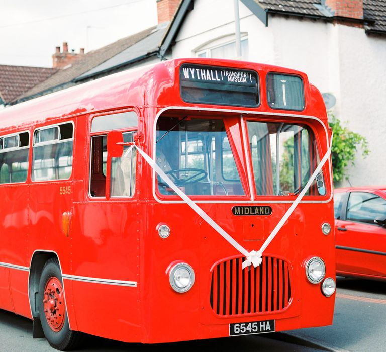 Vintage Bus Wedding Transport