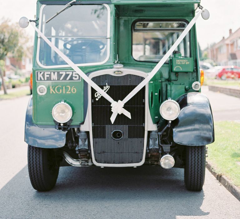 Vintage Bus Wedding Transport