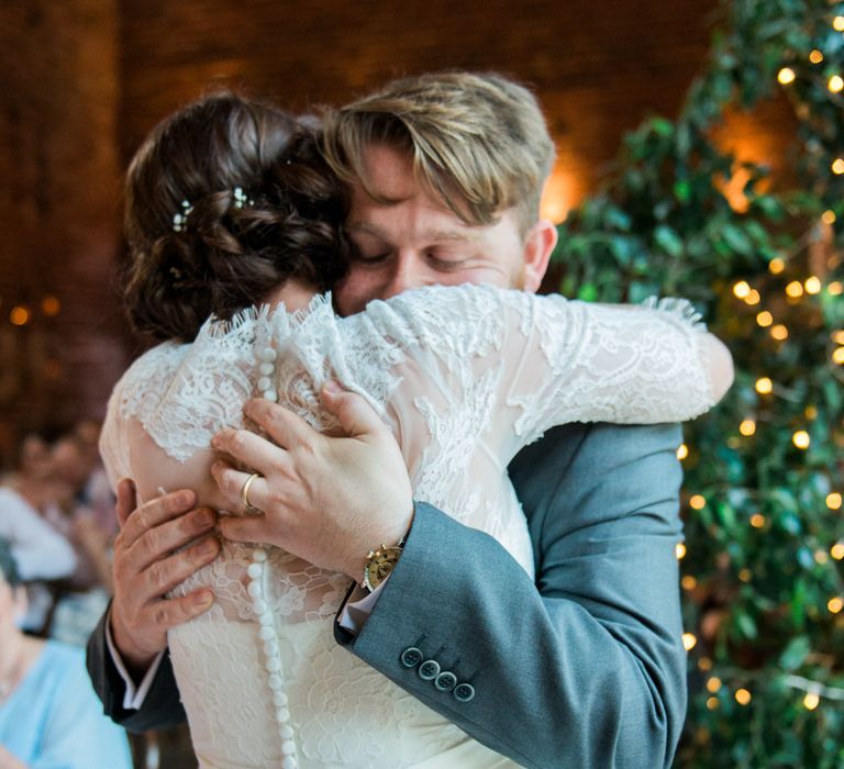 Bride & Groom Hug