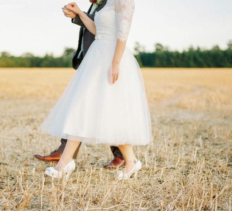 Bride & Groom Field Portrait