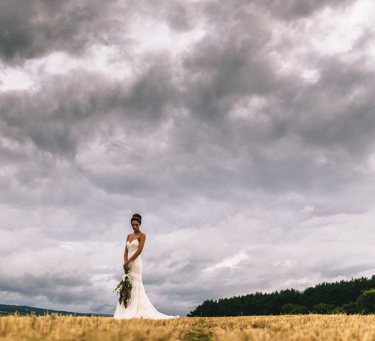 Bride in a Field