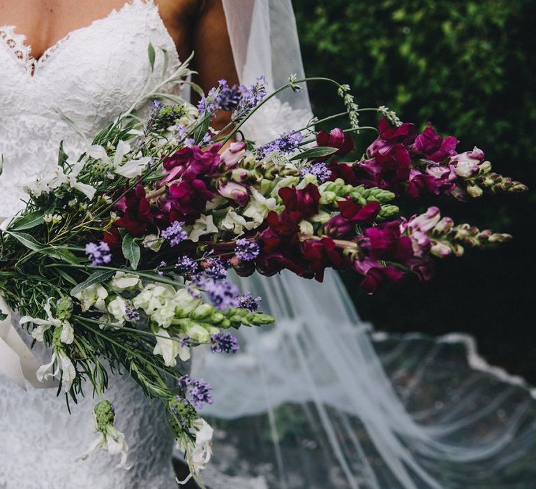 Stocks Wedding Bouquet