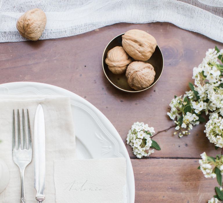 Elegant Supper For A Tuscan Destination Wedding