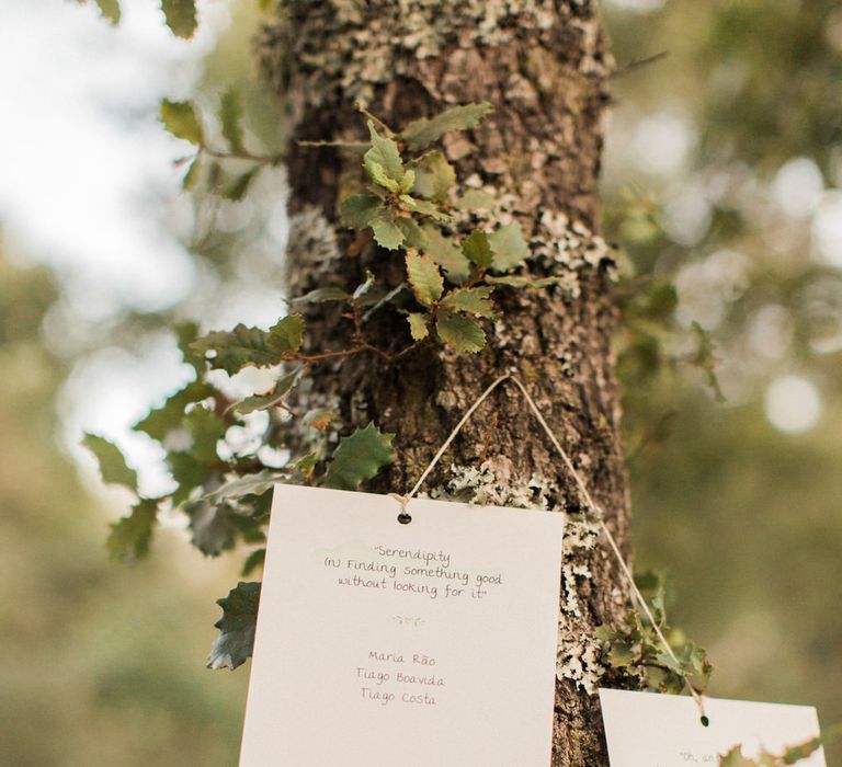 Elegant Table Plan Stationery