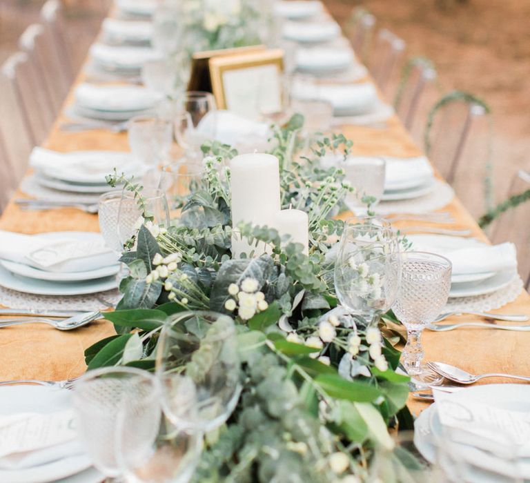 Trestle Table Wedding Breakfast