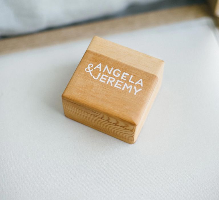 Personalised Wedding Ring Box