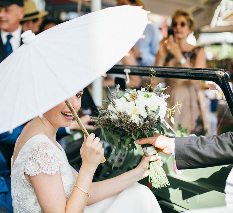 Bride Under Parasol