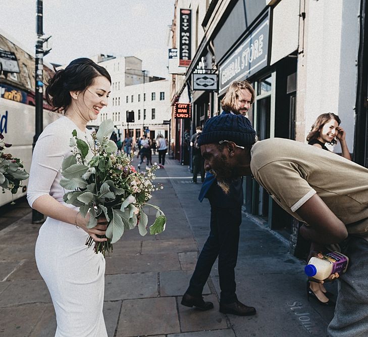 Stylish Bride in Givency Gown | London City Wedding | Jason Williams Photography