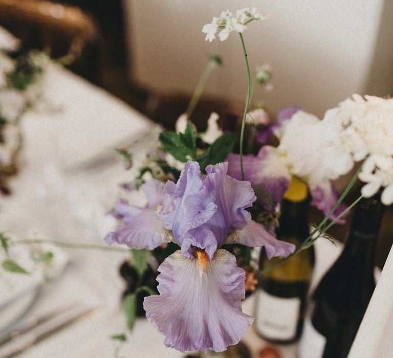 Floral Table Centrepieces | Relaxed Wedding at St John Bread & Wine | Jason Williams Photography