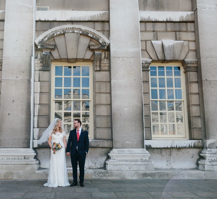 Bride in Lace Eternity Bride Wedding Dress | Christine Wehrmeier Photography