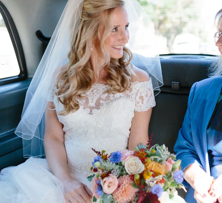 Bride in Lace Eternity Bride Wedding Dress | Christine Wehrmeier Photography