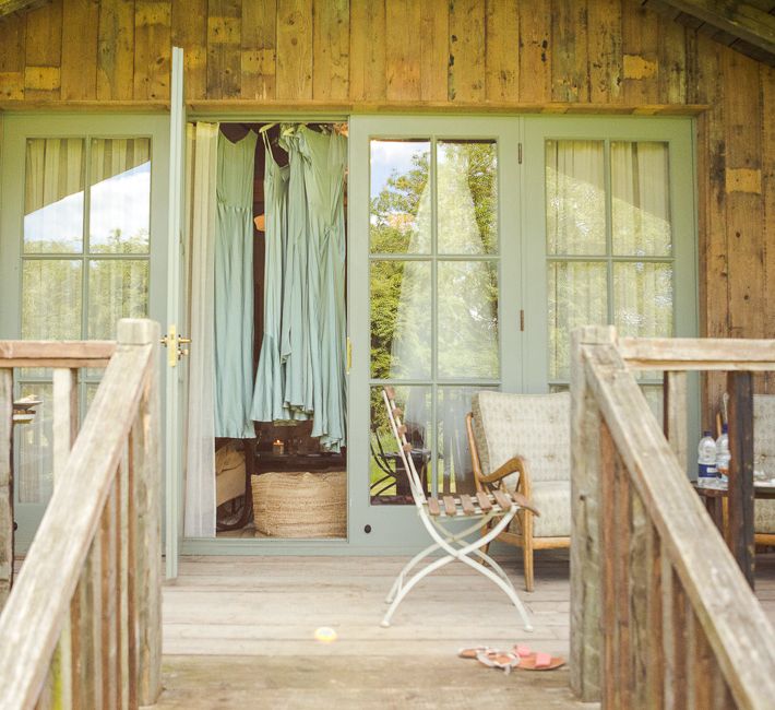 Rustic Soho Farmhouse Ceremony with PapaKata Sperry Tent Greenery filled Reception | Marianne Taylor Photography | Will Warr Films