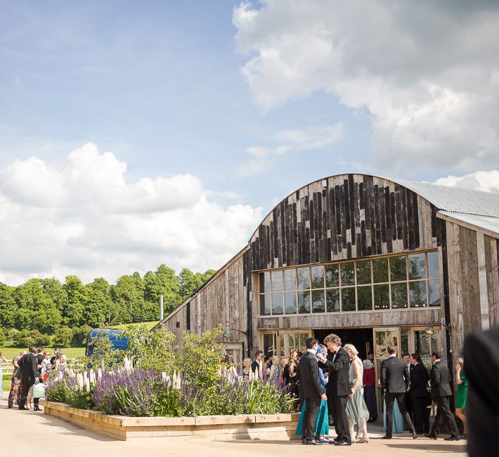 Rustic Soho Farmhouse Ceremony with PapaKata Sperry Tent Greenery filled Reception | Marianne Taylor Photography | Will Warr Films