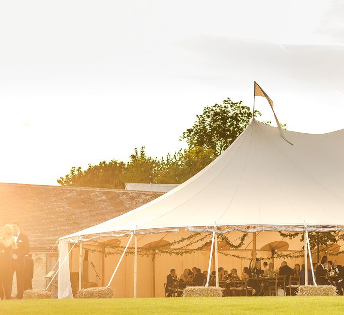 Rustic Soho Farmhouse Ceremony with PapaKata Sperry Tent Greenery filled Reception | Marianne Taylor Photography | Will Warr Films