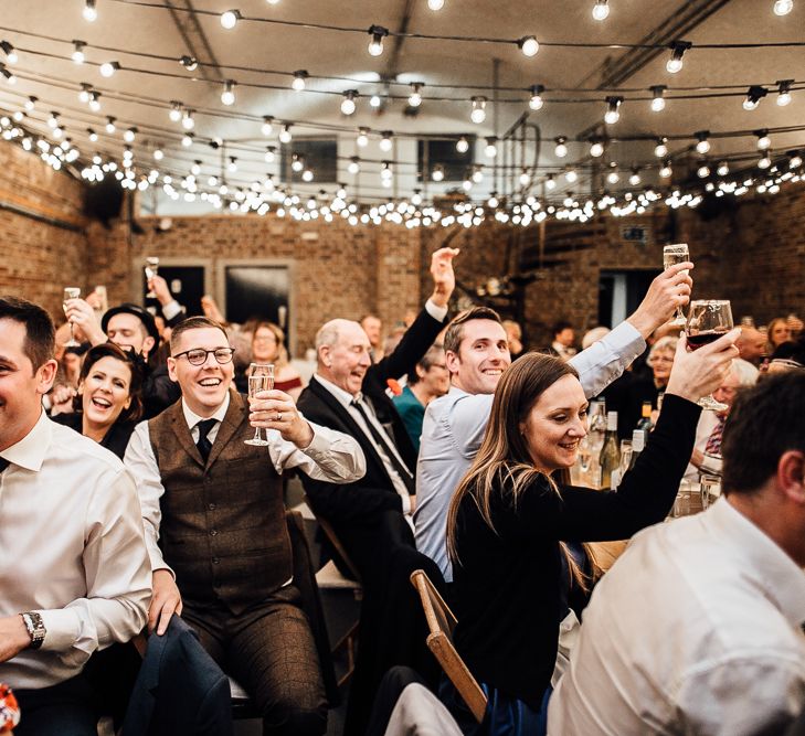 Vintage Inspired Wedding With 20s & 30s Influences In London At Shoreditch Studios With Images From Beatrici Photography And Styling By The Barnables