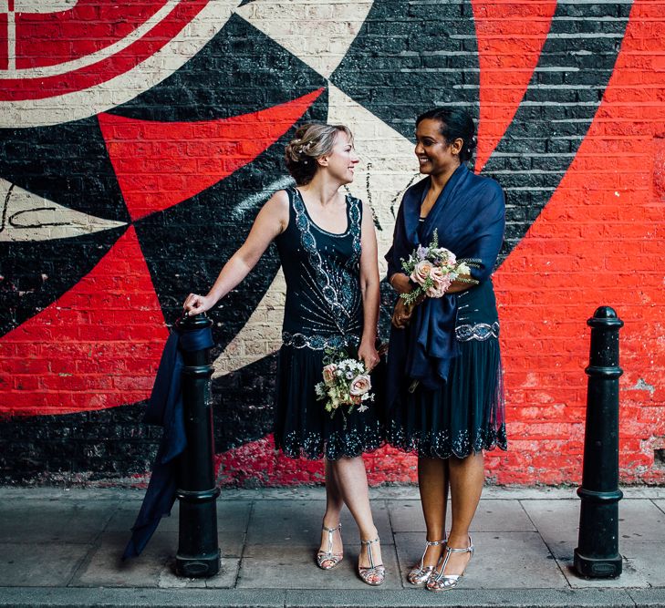 Vintage Inspired Wedding With 20s & 30s Influences In London At Shoreditch Studios With Images From Beatrici Photography And Styling By The Barnables