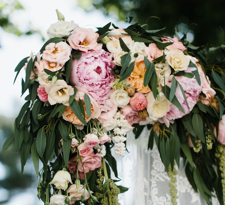 Blush Floral Arch