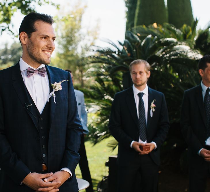 Groom Waiting at the Altar