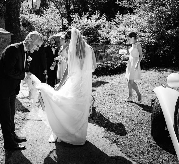 Bride In Stephanie Allin | Images By Steve Gerrard Photography