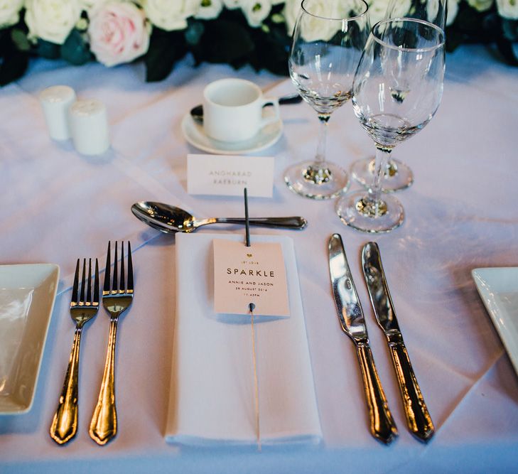 St Donat's Castle Wedding With Pink & Gold Colour Scheme | Images by Steve Gerrard Photography