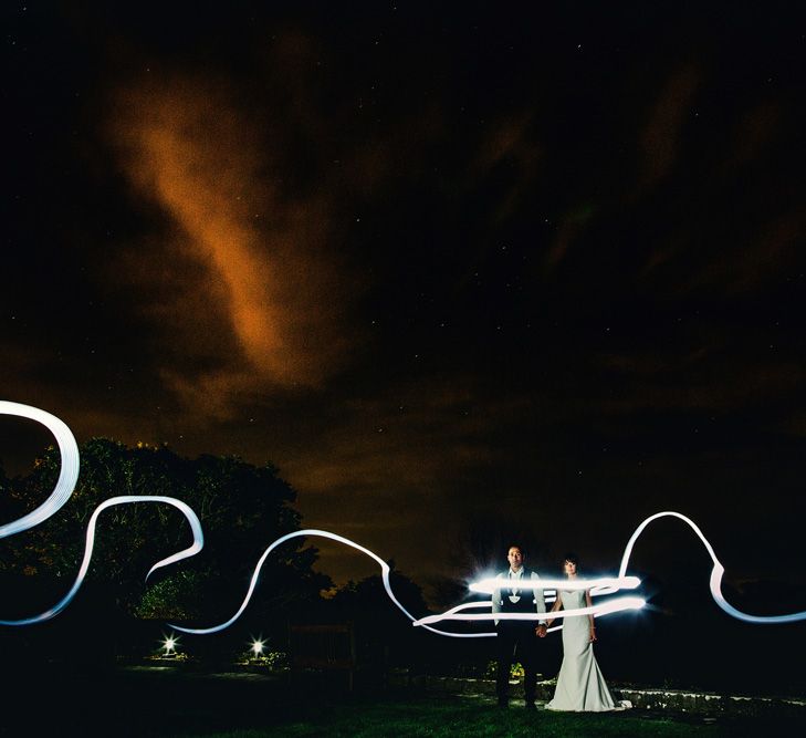 Stephanie Allin Bride & Groom In Black Tie For A Glamorous Wedding At St Donat's Castle With Images By Steve Gerrard Photography