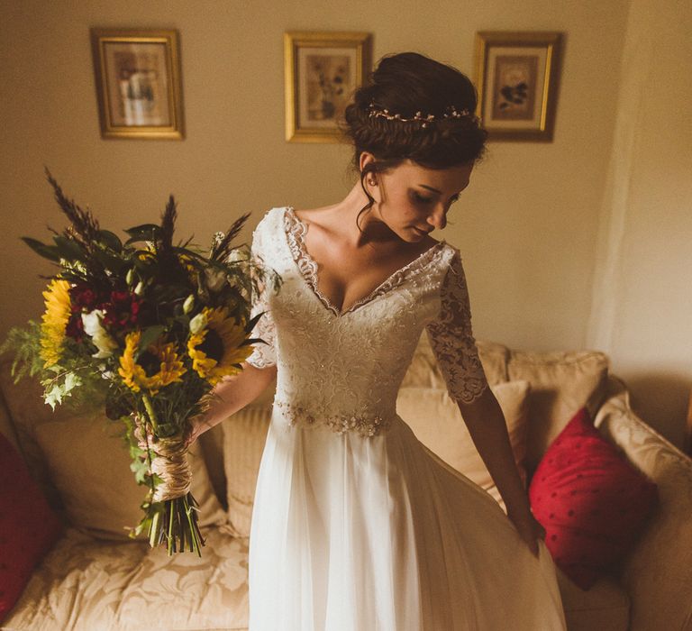 Sunflower Wedding Bouquet