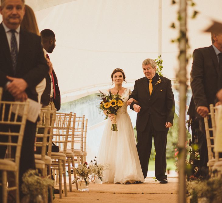 Sunflower Wedding Bouquet