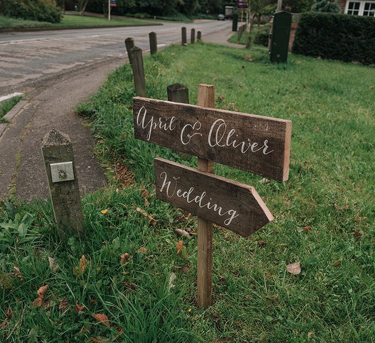 Wedding Sign | DIY Lord of the Rings Themed Wedding at Monks Barn in Maidenhead | Jason Mark Harris Photography | Cinematic Films By J