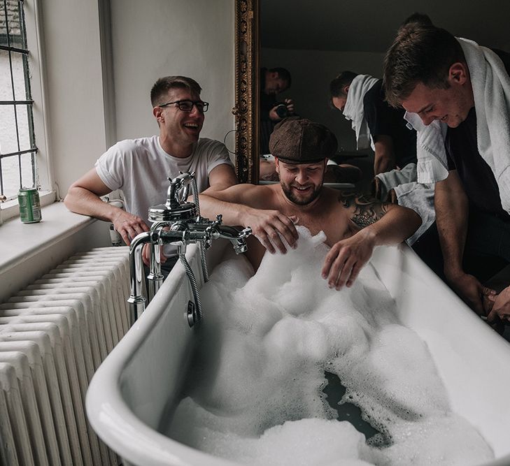 Groomsmen Preparations | DIY Lord of the Rings Themed Wedding at Monks Barn in Maidenhead | Jason Mark Harris Photography | Cinematic Films By J