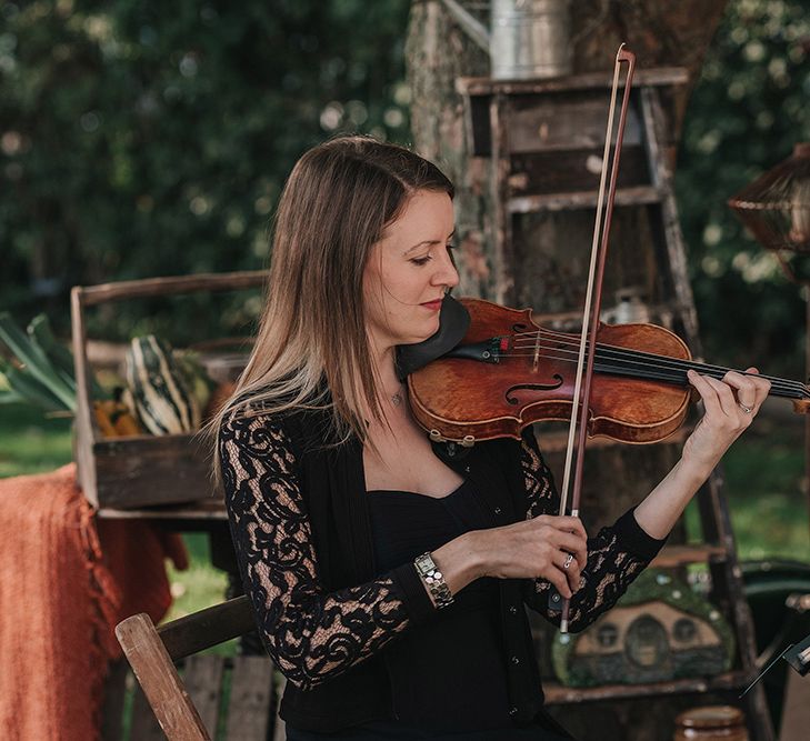 String Quartet Wedding Entertainment | DIY Lord of the Rings Themed Wedding at Monks Barn in Maidenhead | Jason Mark Harris Photography | Cinematic Films By J