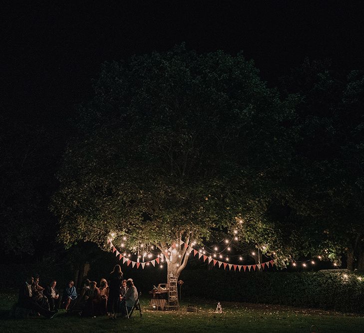 Bride in Lisa Donetti Adriana Gown | Groom in Tweed Walker Slater Suit | DIY Lord of the Rings Themed Wedding at Monks Barn in Maidenhead | Jason Mark Harris Photography | Cinematic Films By J