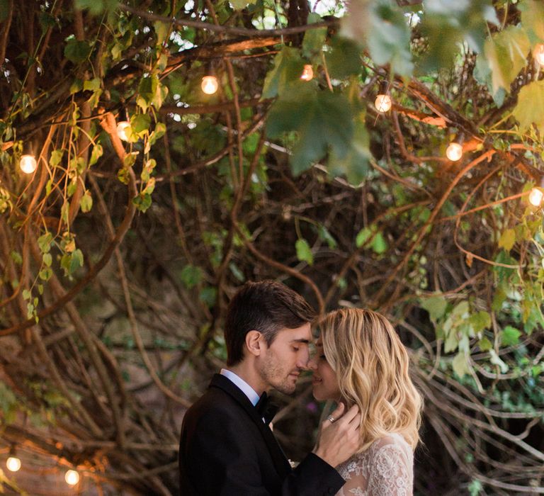 Bride & Groom Black Tie Wedding