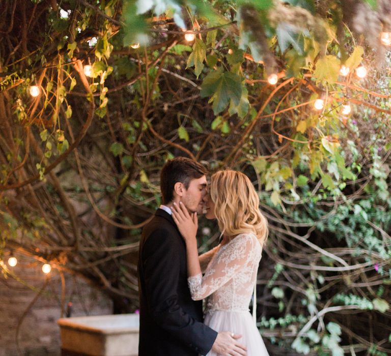 Bride & Groom Black Tie Wedding