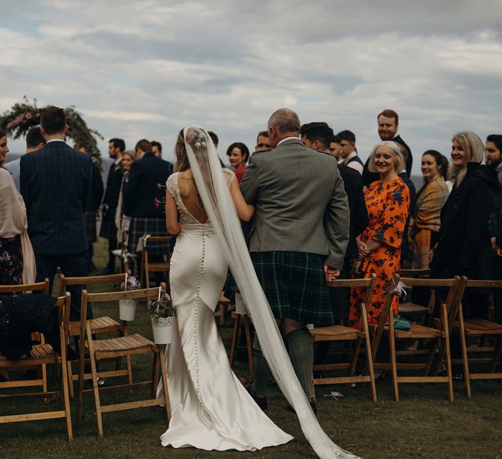 Outdoor Coastal Wedding at Ravensheugh Log Cabin in Scotland | Alpacas | MacGregor and MacDuff Kilts | Album Weddings Photography | Second Shooter Lovro Rozina