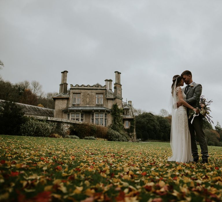 Magical Winter Elopement Wedding Cornwall With Images By Enchanted Brides Photography & Film By Baxter And Ted With Styling From A Belle & A Brit