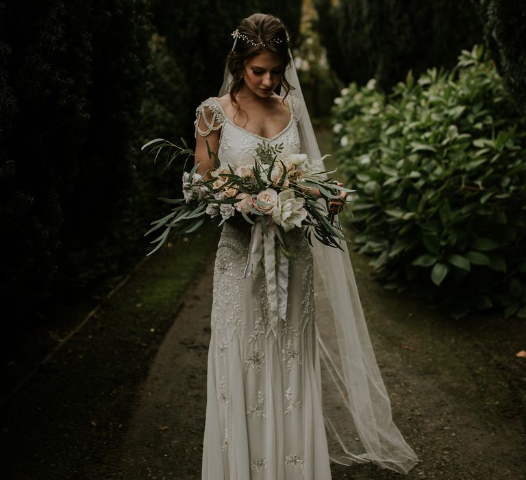 Magical Winter Elopement Wedding Cornwall With Images By Enchanted Brides Photography & Film By Baxter And Ted With Styling From A Belle & A Brit