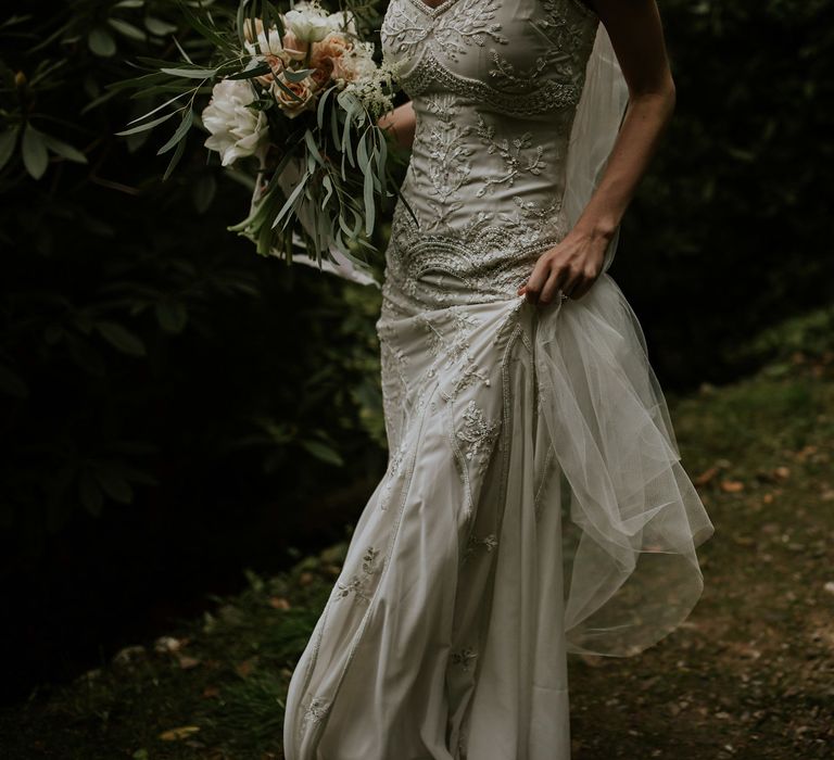 Magical Winter Elopement Wedding Cornwall With Images By Enchanted Brides Photography & Film By Baxter And Ted With Styling From A Belle & A Brit