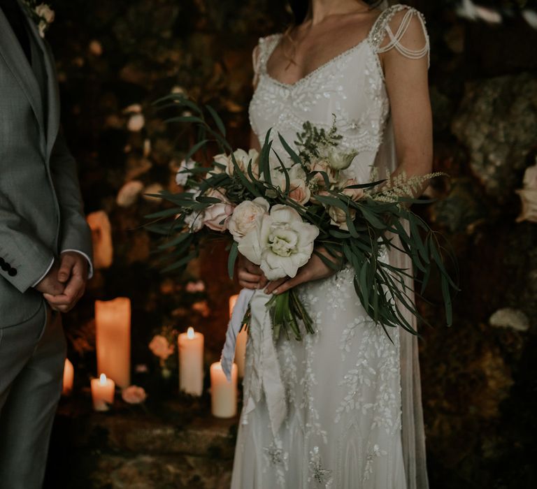 Magical Winter Elopement Wedding Cornwall With Images By Enchanted Brides Photography & Film By Baxter And Ted With Styling From A Belle & A Brit