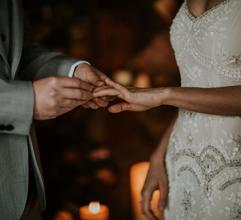 Magical Winter Elopement Wedding Cornwall With Images By Enchanted Brides Photography & Film By Baxter And Ted With Styling From A Belle & A Brit