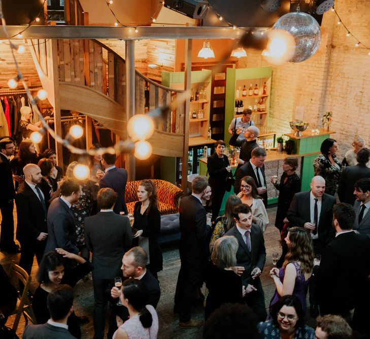 Relaxed Foodie Wedding At Brixton East Dita Rosted Events Worm London Floral Design // Image By Luis Calow Photography