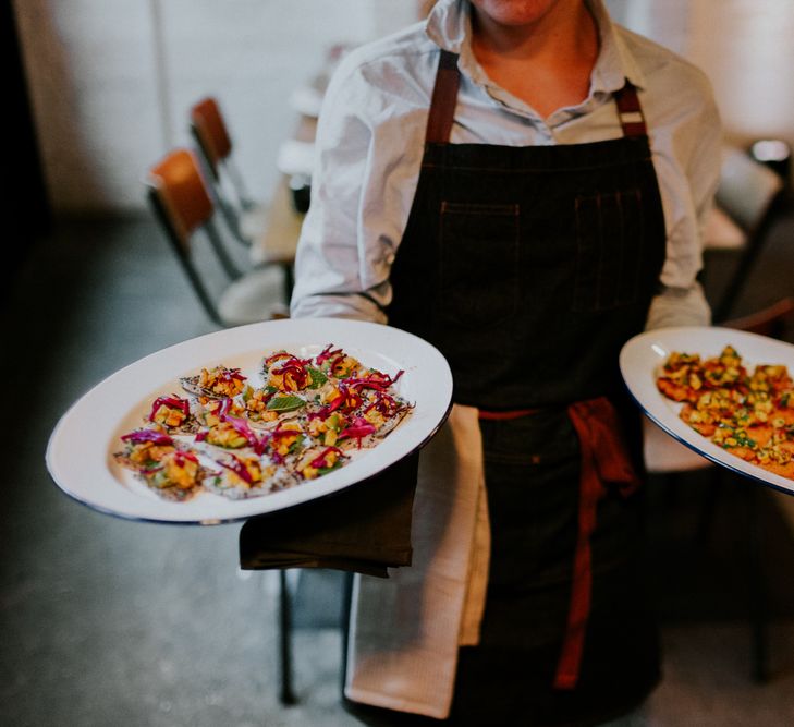 Relaxed Foodie Wedding At Brixton East Dita Rosted Events Worm London Floral Design // Image By Luis Calow Photography